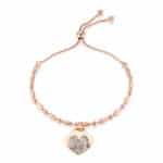 Rose Gold Oval Mix Photo Bracelet - Photo Jewellery