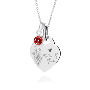 Eternal Love Anniversary Necklace - Valentines Gift - Personalised Jewellery