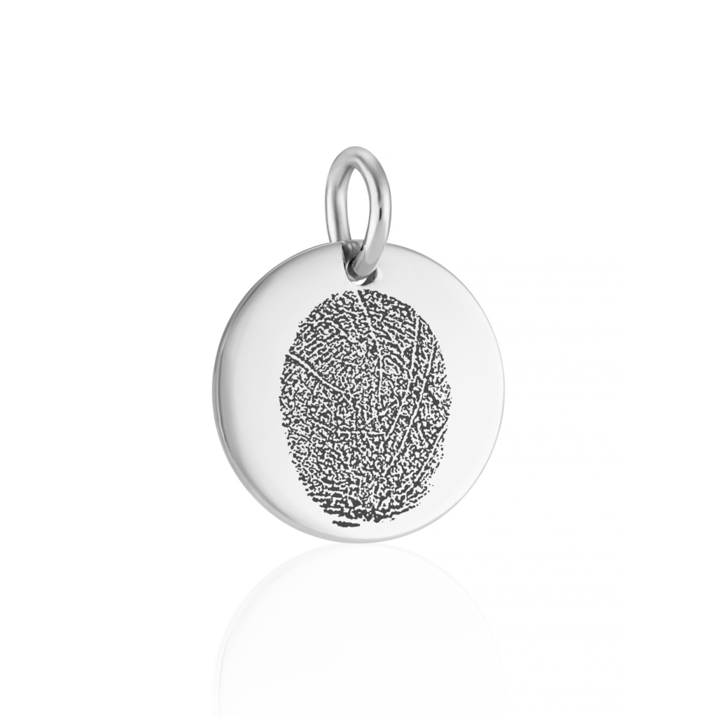 Circle Fingerprint Charm