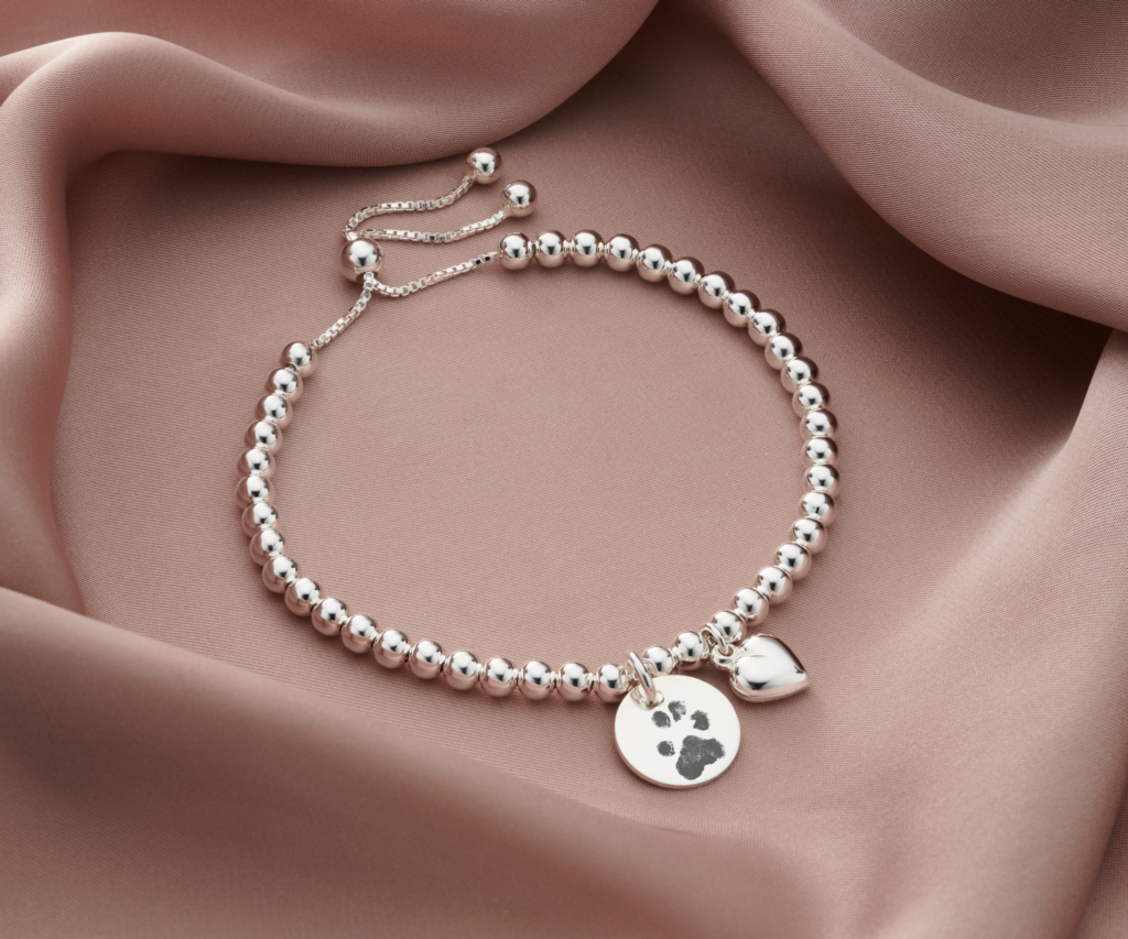 Disc Duo Paw Print Bracelet - Image 3