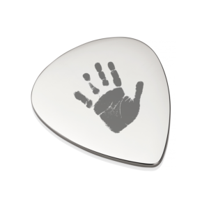 Handprint or Footprint Guitar Pick - Handprint or Footprint Gifts - Memorial Gifts - Inscripture