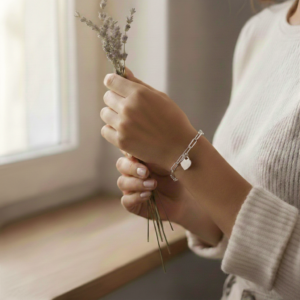 Sterling Silver Oval Clasp Paw Print Bracelet - Paw Print Jewellery - Inscripture - Memorial Jewellery