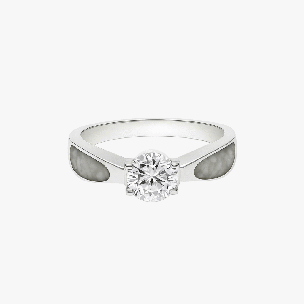 Aurelia Ashes Ring - Ashes into Jewellery - Inscripture - Memorial Jewellery