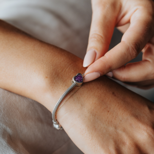 Pandora Compatible Ashes Charm - Ashes into Jewellery - Inscripture - Memorial Jewellery