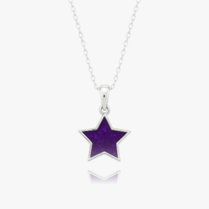 Star Ashes Necklace - Ashes into Jewellery - Inscripture - Memorial Jewellery