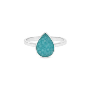 Teardrop Ashes Ring - Ashes Into Jewellery