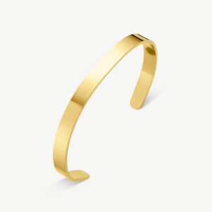 Gold Handwriting Bangle - Handwriting Jewellery - Memorial Jewellery