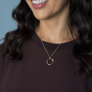 Gold Eternal Necklace - Hayley Sparkes Jewellery Edit