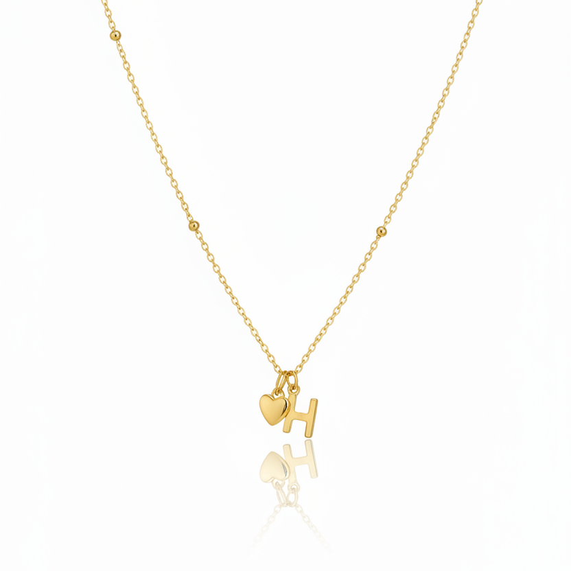 Little Love Initial Necklace - Gift For Her - Hayley Sparkes Jewellery Edit