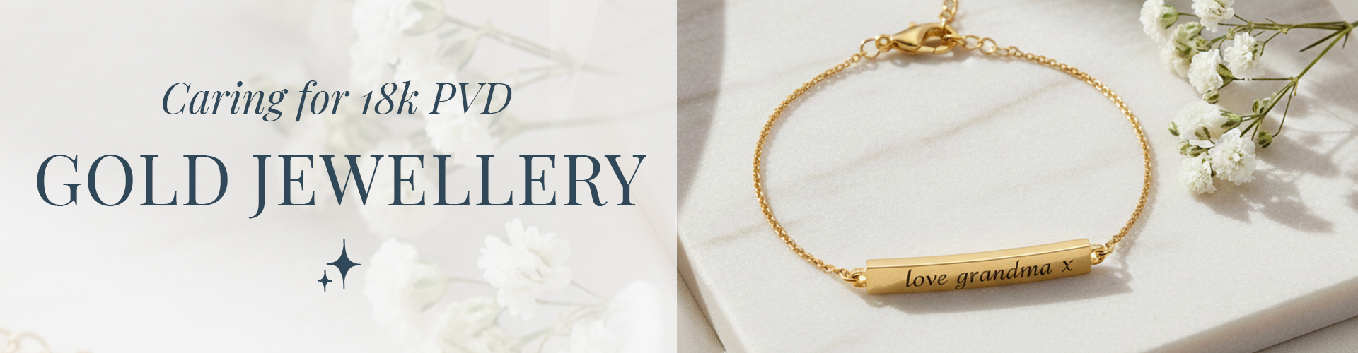 18k pvd gold bracelet