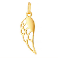 Gold Angel Wing - Memorial Jewellery