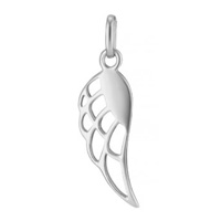 Silver Angel Wing Charm - Memorial Jewellery