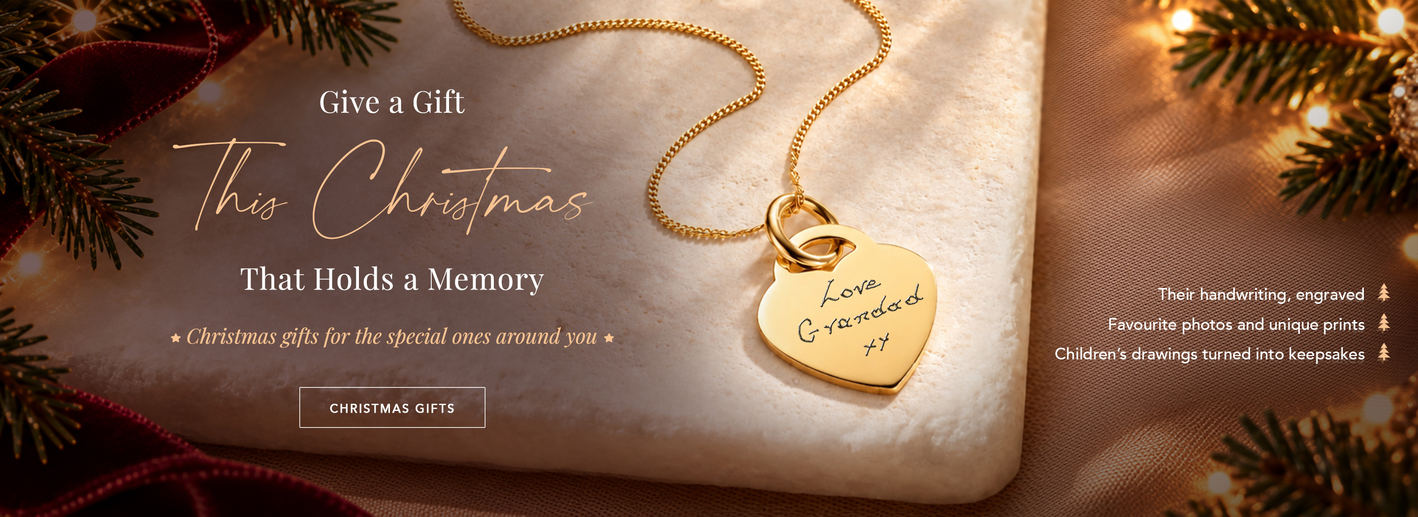 Meaningful Christmas Gifts - Memorial Jewellery