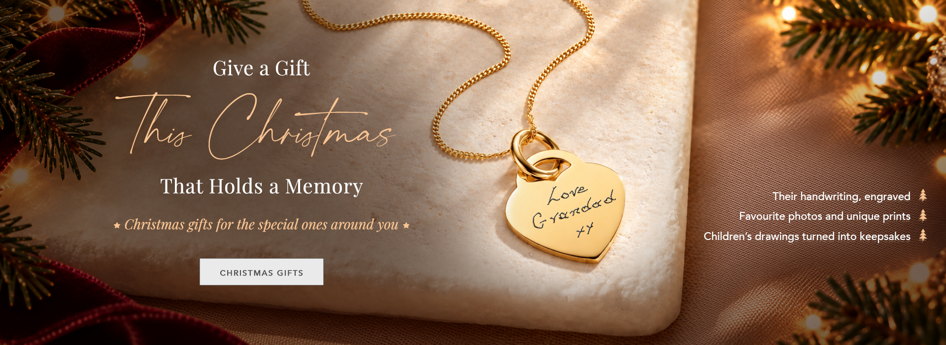 Meaningful Christmas Gifts - Memorial Jewellery